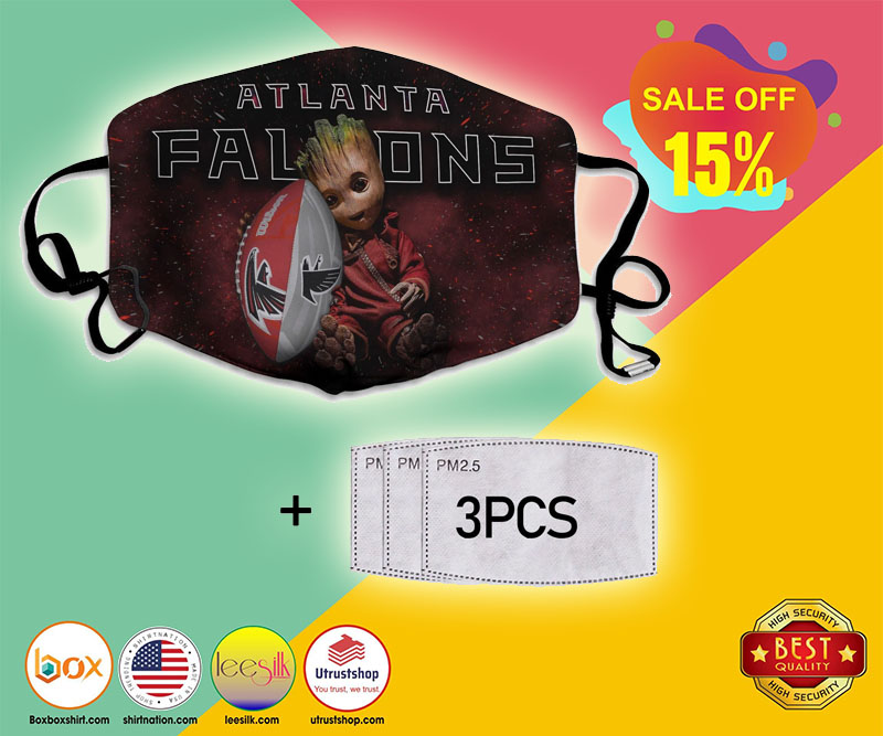 Baby Groot Atlanta Falcons Face Mask – LIMITED EDITION