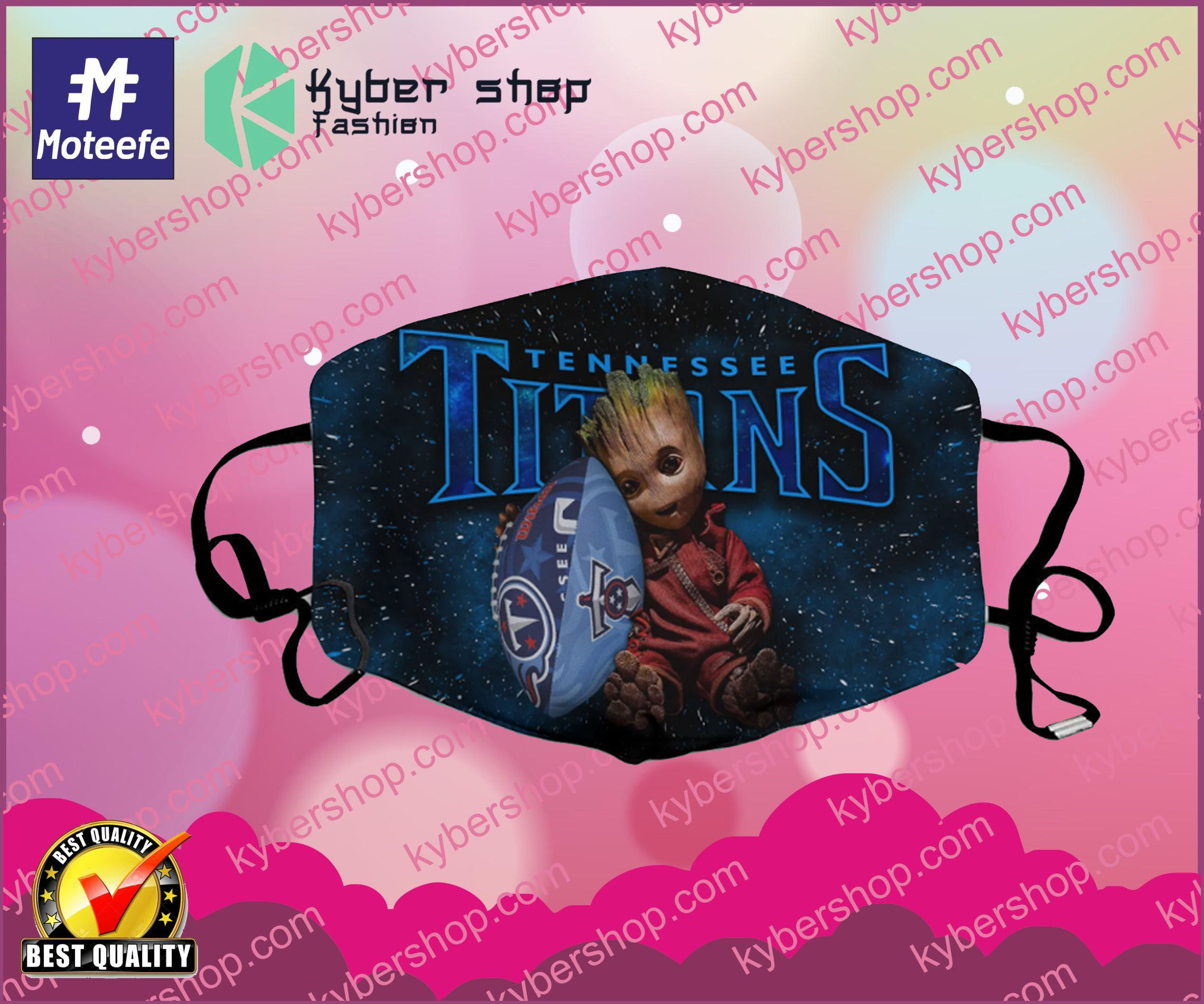 Baby Groot Tennessee Titans Face Mask