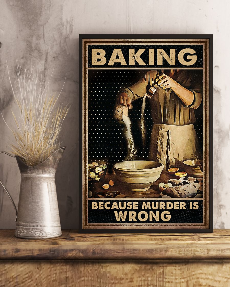 Baking because murder is wrong poster 8