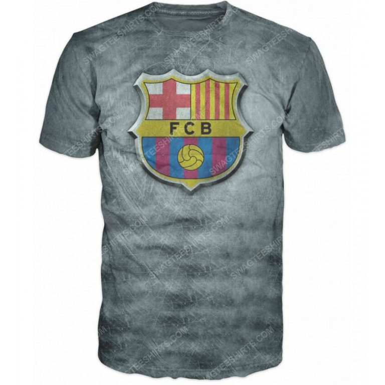 Barcelona football club for fan full printing shirt - back