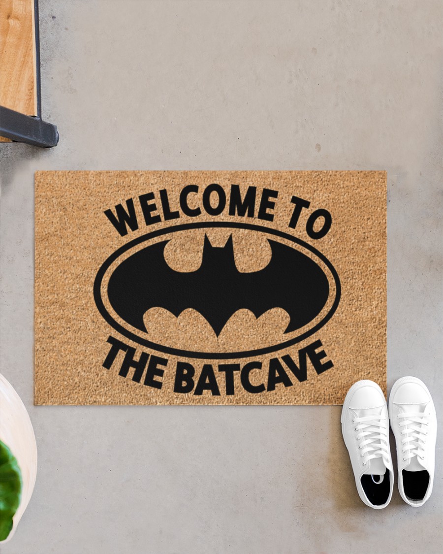 Bat man Welcome to the batcave doormat 8