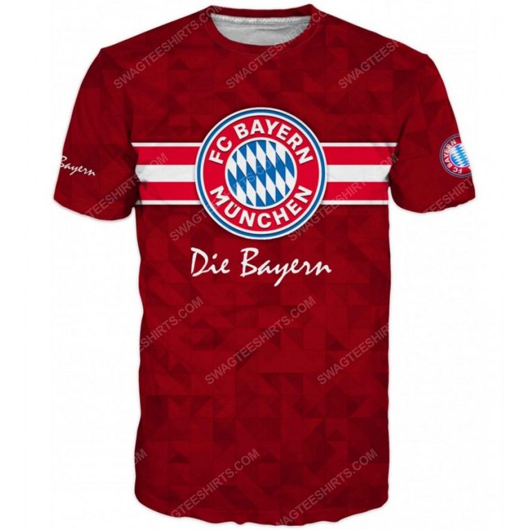 Bayern munich football club die bayern full printing shirt - front