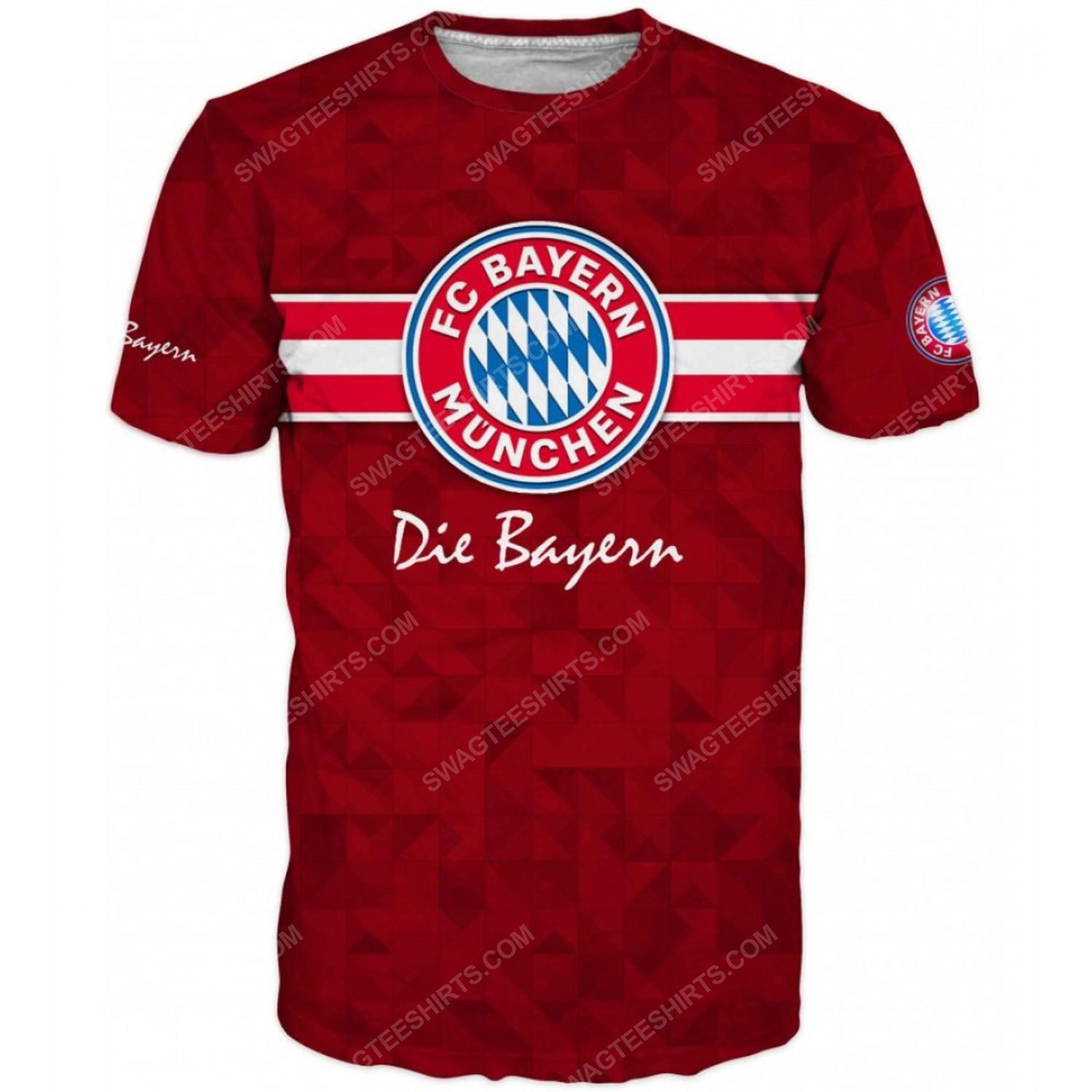 [special edition] Bayern munich football club die bayern full printing shirt – Maria