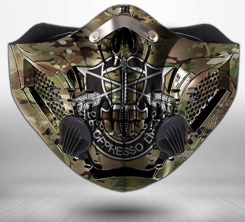Special force skull filter activated carbon face mask