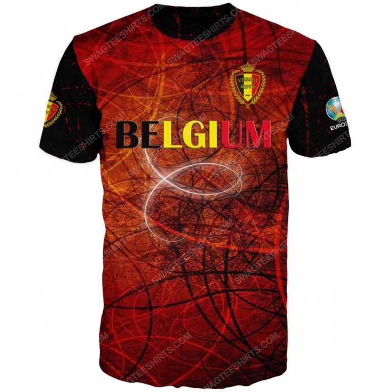 Belgium national football team full printing shirt - front