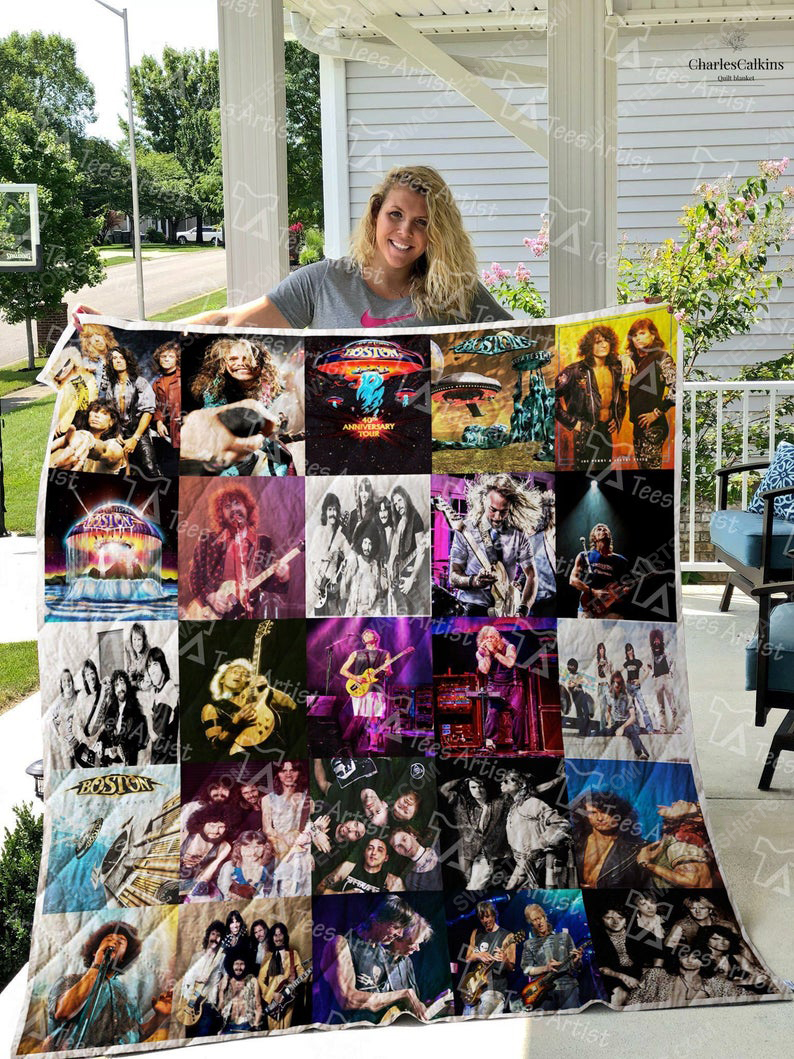 [special edition] The boston band album cover all over print quilt – maria