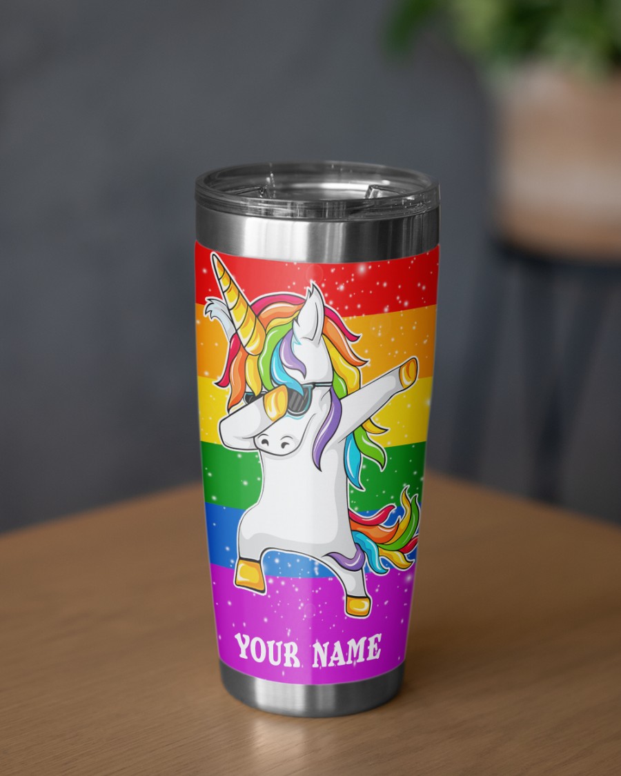 LGBT Unicorn i am brave i am bruised i am who i am meant to be this is me tumbler 3