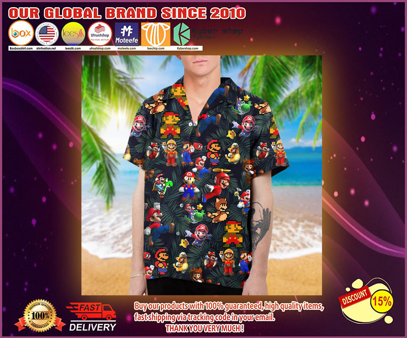 Mario hawaiian shirt 4