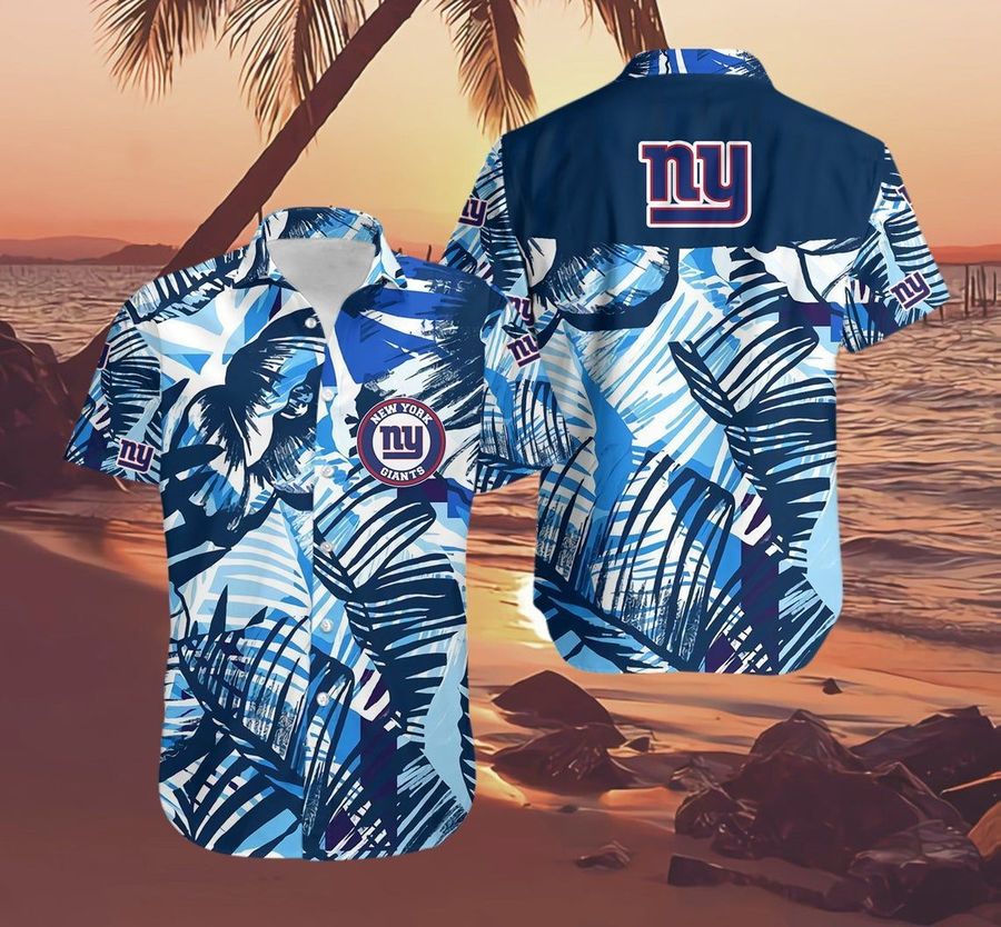 New york giants nfl football hawaiian shirt
