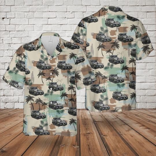 British Army Fv 102 Cvr Striker Hawaiian Shirt – LIMITED EDITION