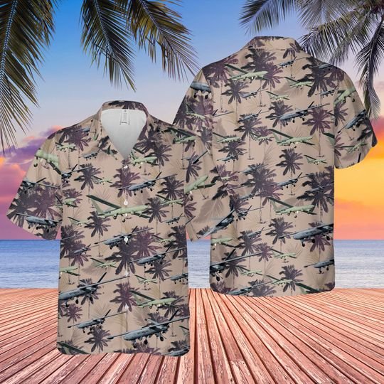 British Army Thales Watchkeeper Wk450 Hawaiian Shirt - LIMITED EDITION ...