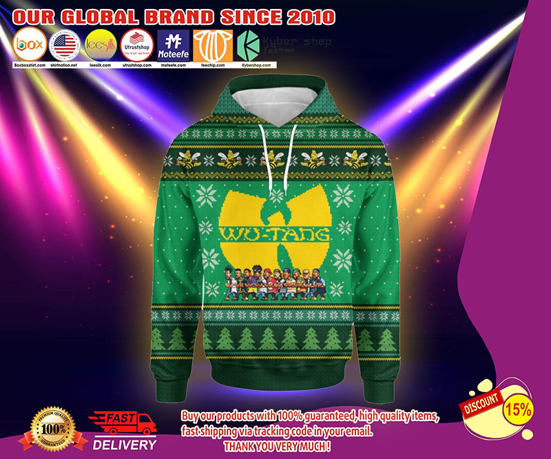 Wutang clan 3d over print hoodie 2
