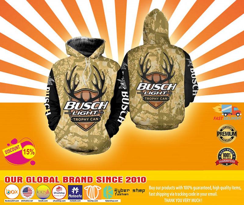 Busch light trophy can 3D hoodie4