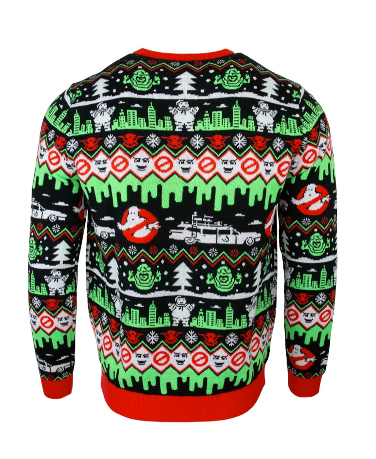 Ghostbusters Merry Christmas ugly sweater 2
