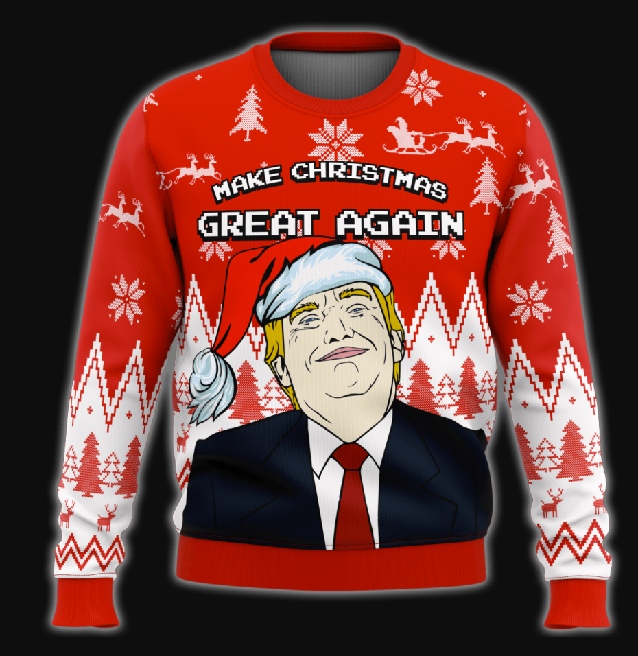 Trump make Christmas great again ugly sweater