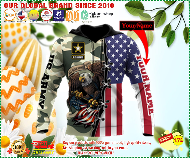 US Army Veteran 3D Personalized All Over Printed Hoodie Shirt 2