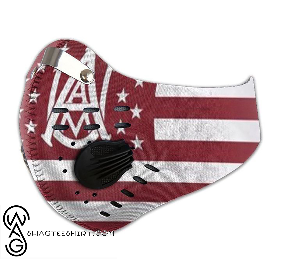 American flag alabama am university bulldogs filter carbon face mask – maria American flag alabama am university bulldogs filter carbon face mask – maria