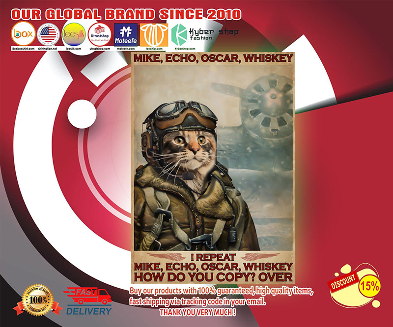 Cat I repeat mike echo oscar whiskey how do you copy over poster 4