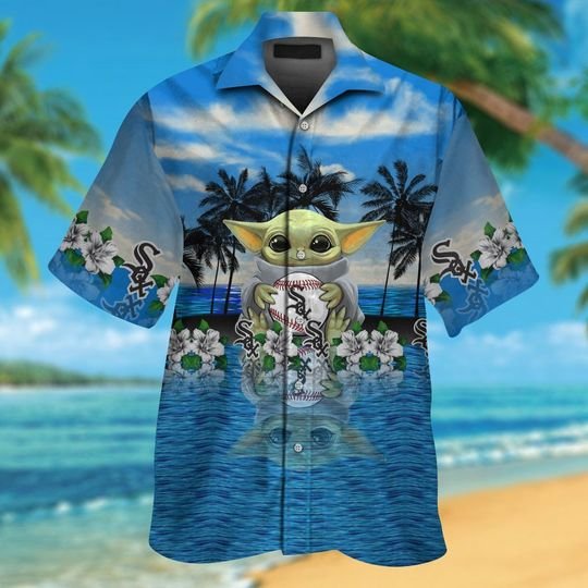 Chicago White SOX Baby Yoda Hawaiian Shirt, Short1