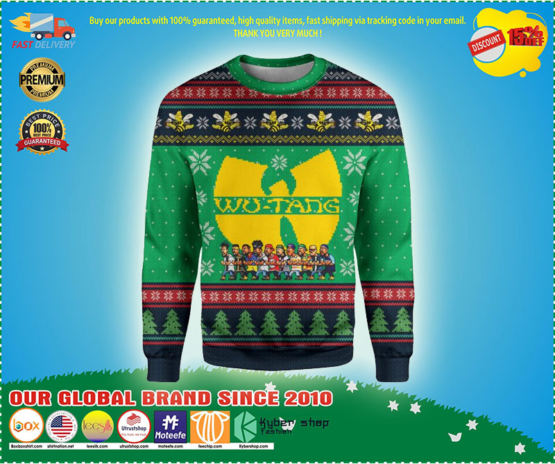 Christmas Wu tang clan 3d full print hoodie 1
