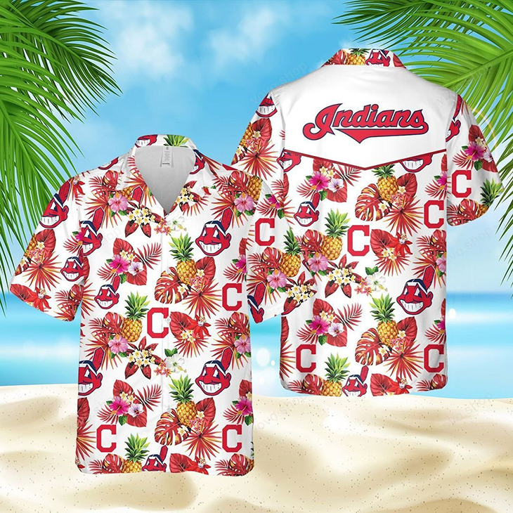 Cleveland indians Logo Pineapple Hawaiian Shirt, Short – LIMITED EDITION