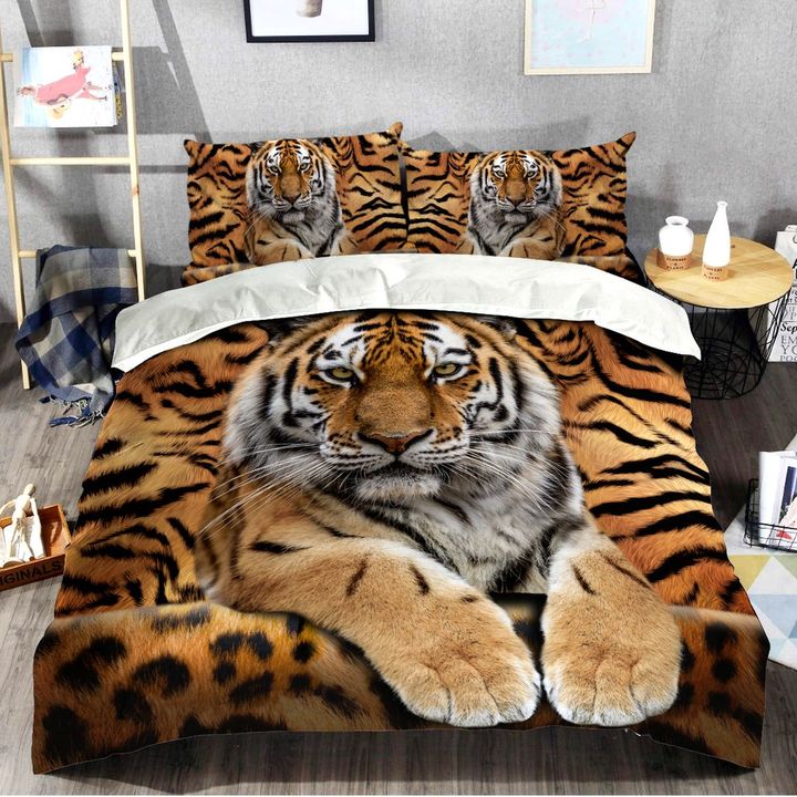 Cool Tiger All Over Print Bedding Set 2