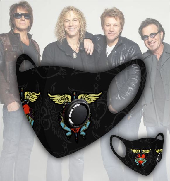 Bon Jovi filter activated carbon face mask 1