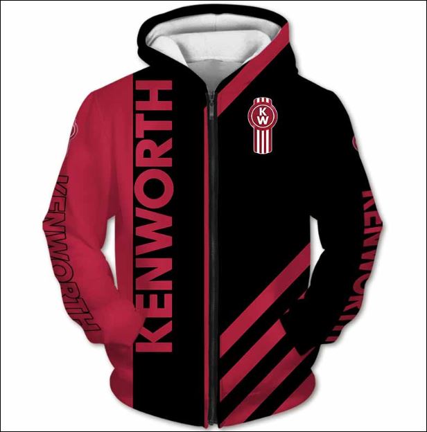 Kenworth 3D zip hoodie