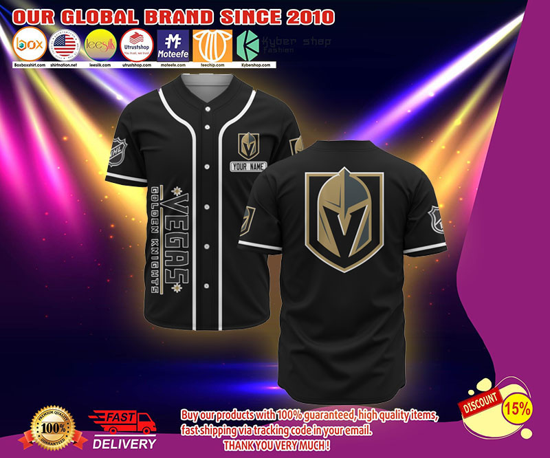 Vegas Golden Knights baseball jersey shirt 2