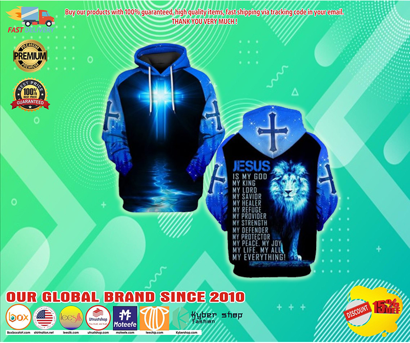 Lion Jesus Is My Everything 3D over print Hoodie 3