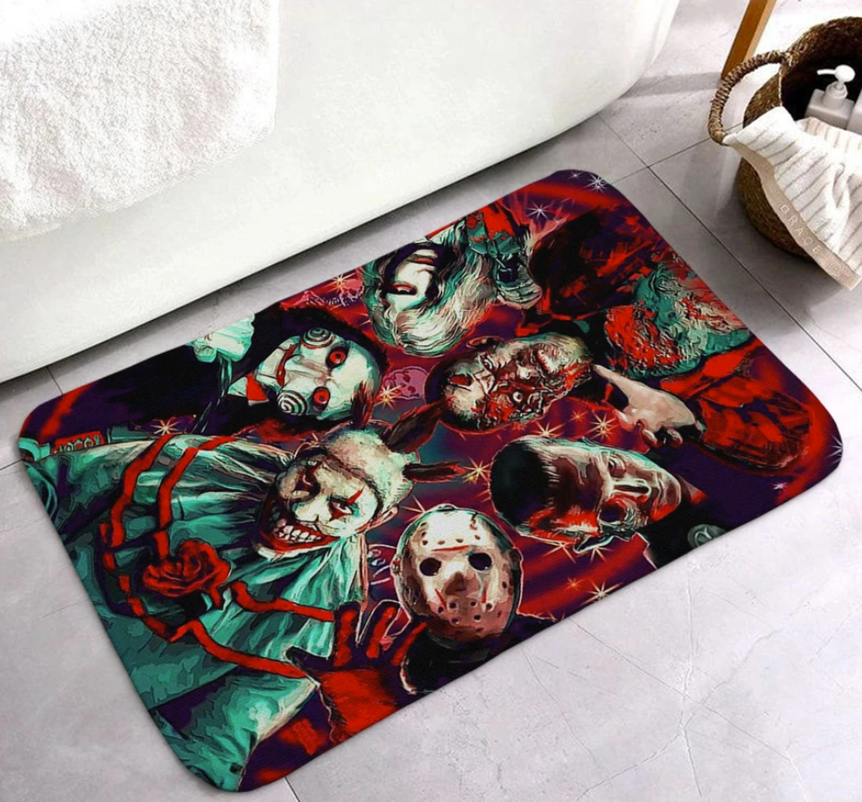 Horror movie characters doormat – dnstyles