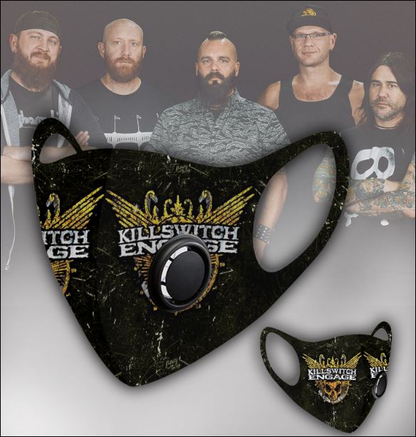 Killswitch Engage filter activated carbon face mask 1