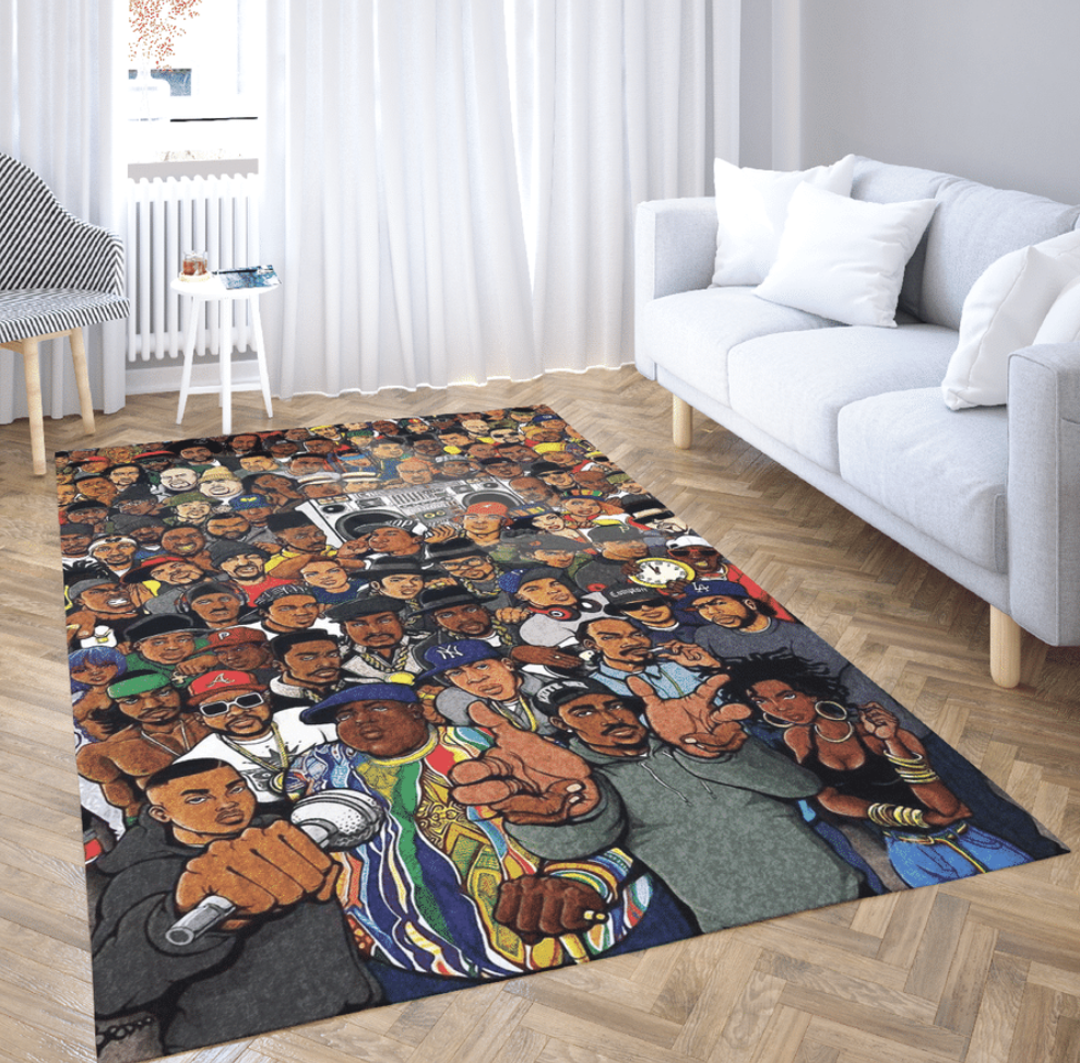 Hip hop legends rug 1