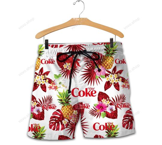 13 Diet Coke Hawaiian Shirt And Short 4