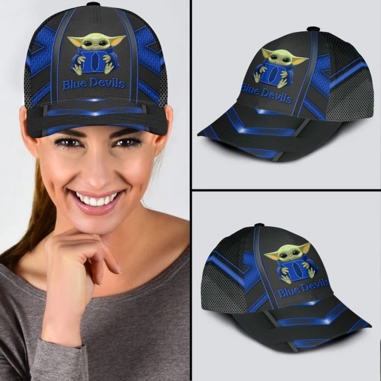 Duke Blue Devils And Baby Yoda Classic Cap1