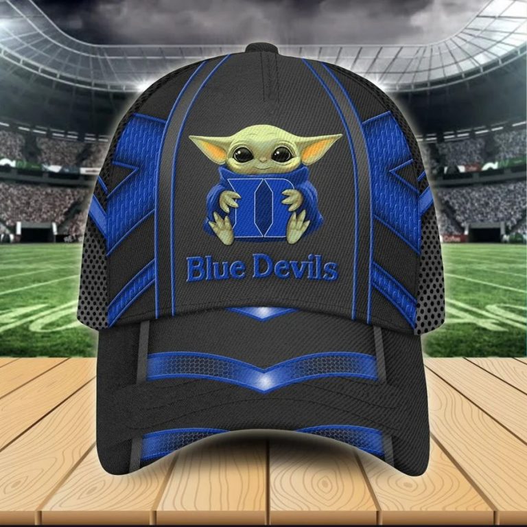 Duke Blue Devils And Baby Yoda Classic Cap2