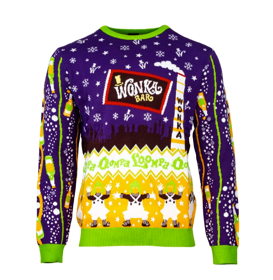 Willy Wonka & the Chocolate Factory ugly sweater 1