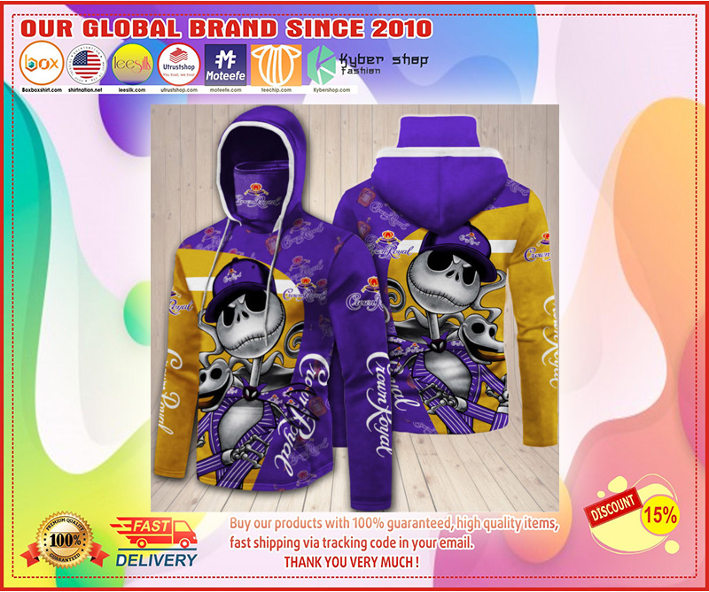 Crown Royal Hoodie With Gaiter 3d hoodie 4