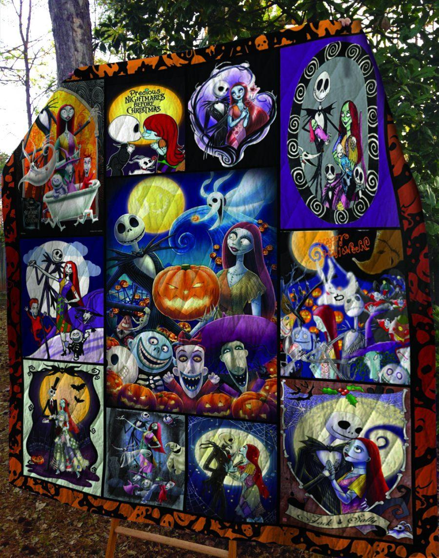 The nightmare before christmas jack and sally quilt - maria