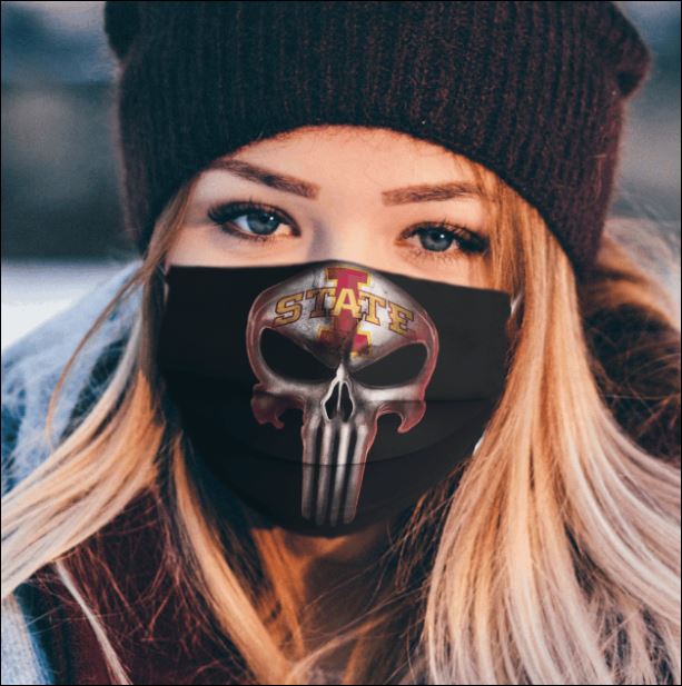 Iowa State Cyclones The Punisher face mask