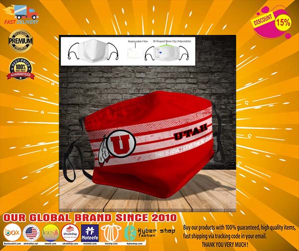 Utah Utes face mask – LIMITED EDITION