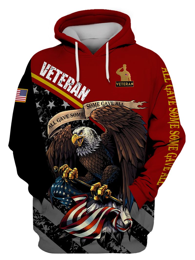 Eagle National Vietnam War Veterans Day 3d hoodie and t shirt