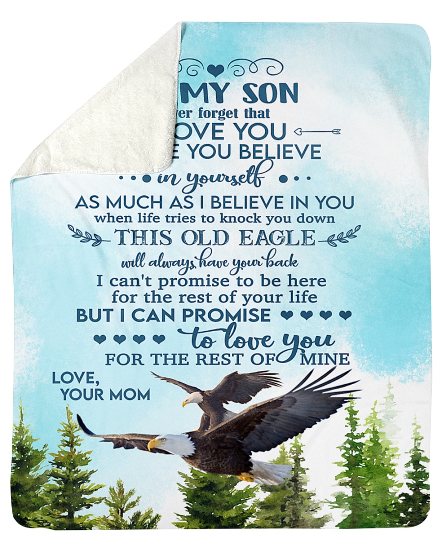 Eagle to my son your mom blanket