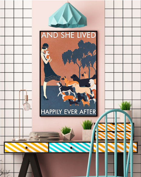 Dog and she lived happily ever after poster2