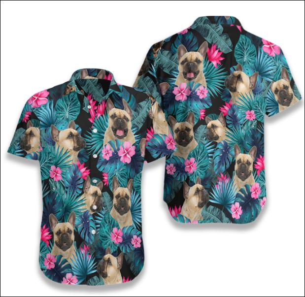 French Bulldog Tropical hawaiian shirt – dnstyles