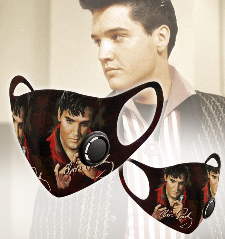 Elvis Presley face mask