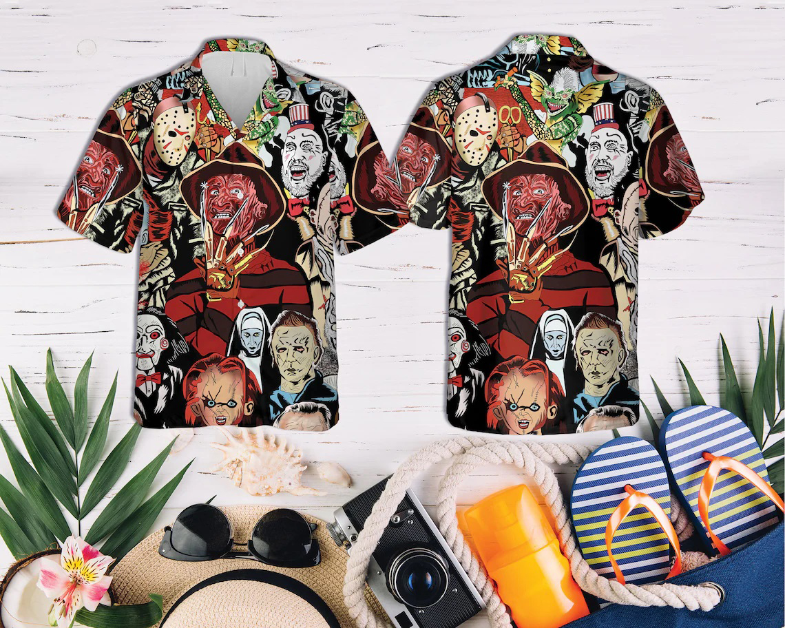 Horror Squad Tropical Hawaiian Shirt