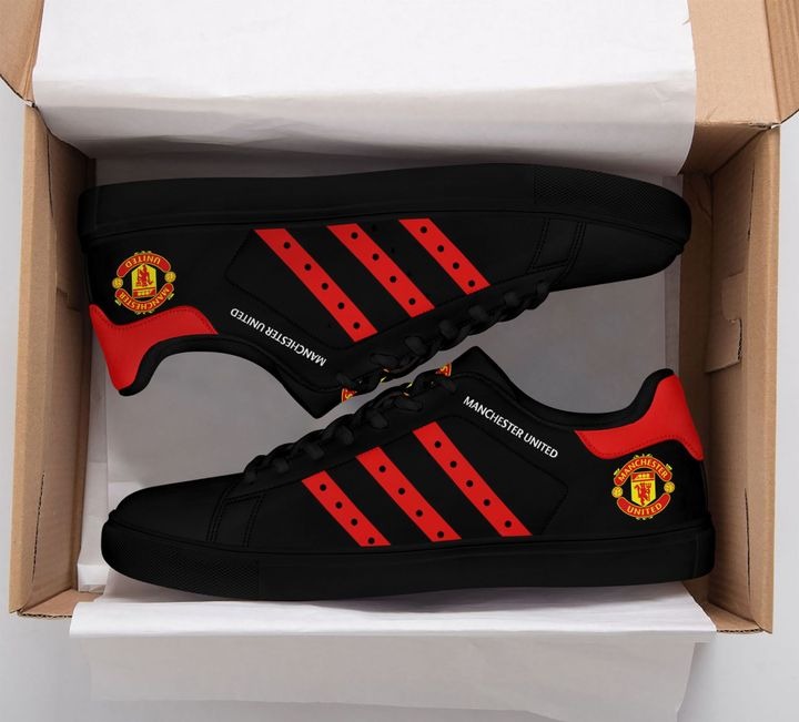 Manchester United Black Version Stan Smith Shoes – Hothot 230821