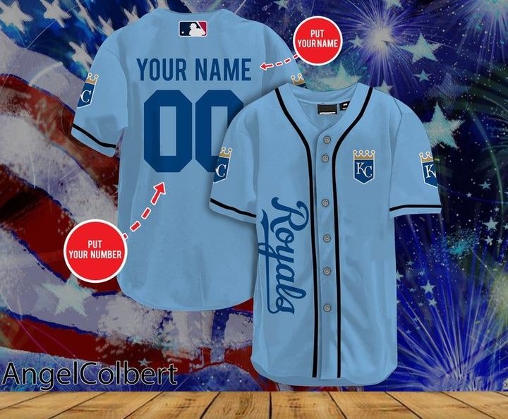 Kansas City Royals Personalized Name And Number Baseball Jersey Shirt – Hothot 170821