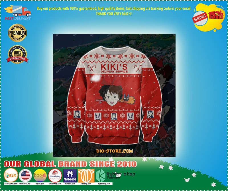 KIKI'S DELIVERY SERVICE UGLY CHRISTMAS SWEATER 1